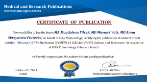 Medical and Research Publication 2021