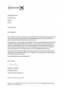 Aviation Health recommendations for Vinci Power Nap®