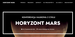 Horyzont Mars Conference 2022